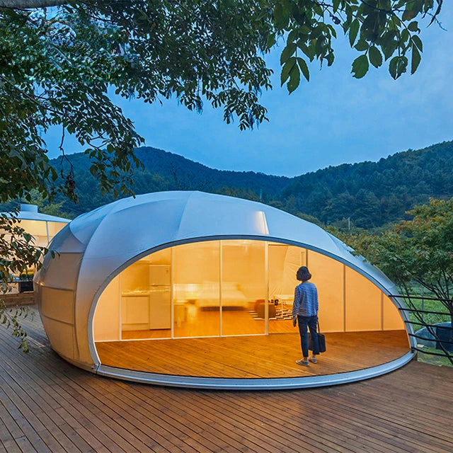 glamping New Design hot worm shaped luxury glamping hotel tent for safari resort