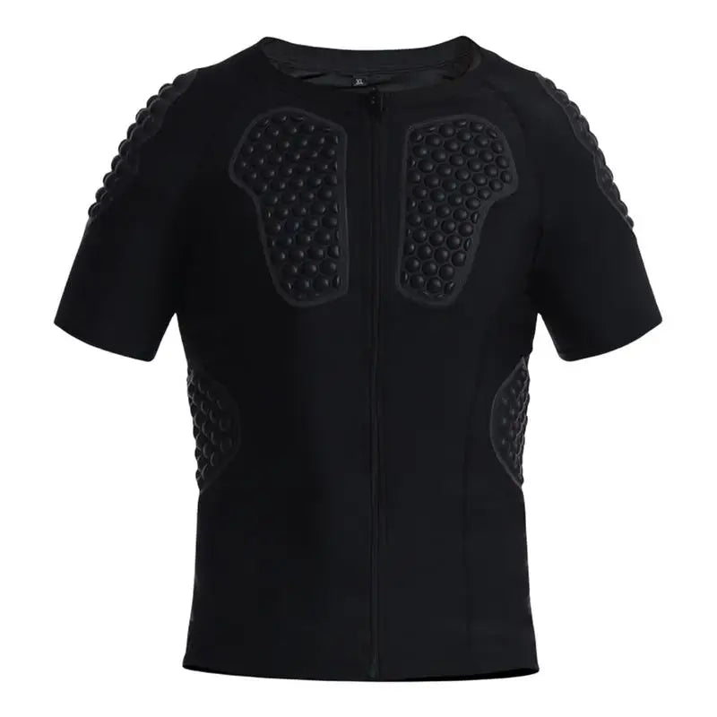 Padded Compression T Shirt Men Summer Sportswear Running T-shirt Elastic Quick Dry Sport Tops Tee Athletic Gym Workout Shirts