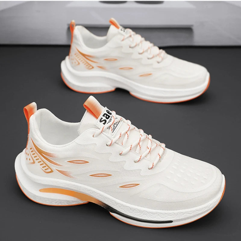 Fashion Running Shoes For Men Breathable Wear-Resistant Men Sports Shoes Jogging Cushioning Sneakers Comfortable Training Shoes