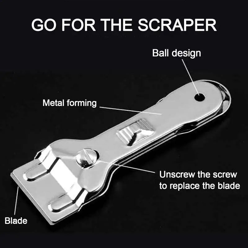 Glass Ceramic Hob Scraper Paint Scraper Tool Kitchen for Ceramic Induction Cooktops Multifunction Glass Ceramic Hob Scraper