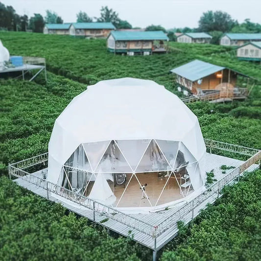 Transparent Glass Room Resort Glass PVC Dome Hotel Rooms Dome Tent Dome Room Dome Large Tent Hotel Tent