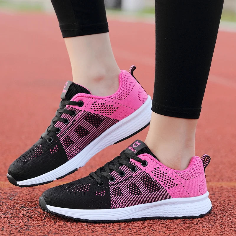 2023 Women Sport Shoes Fashion Platform Sneakers Ladies Spring Winter Flats Running Shoes for Woman