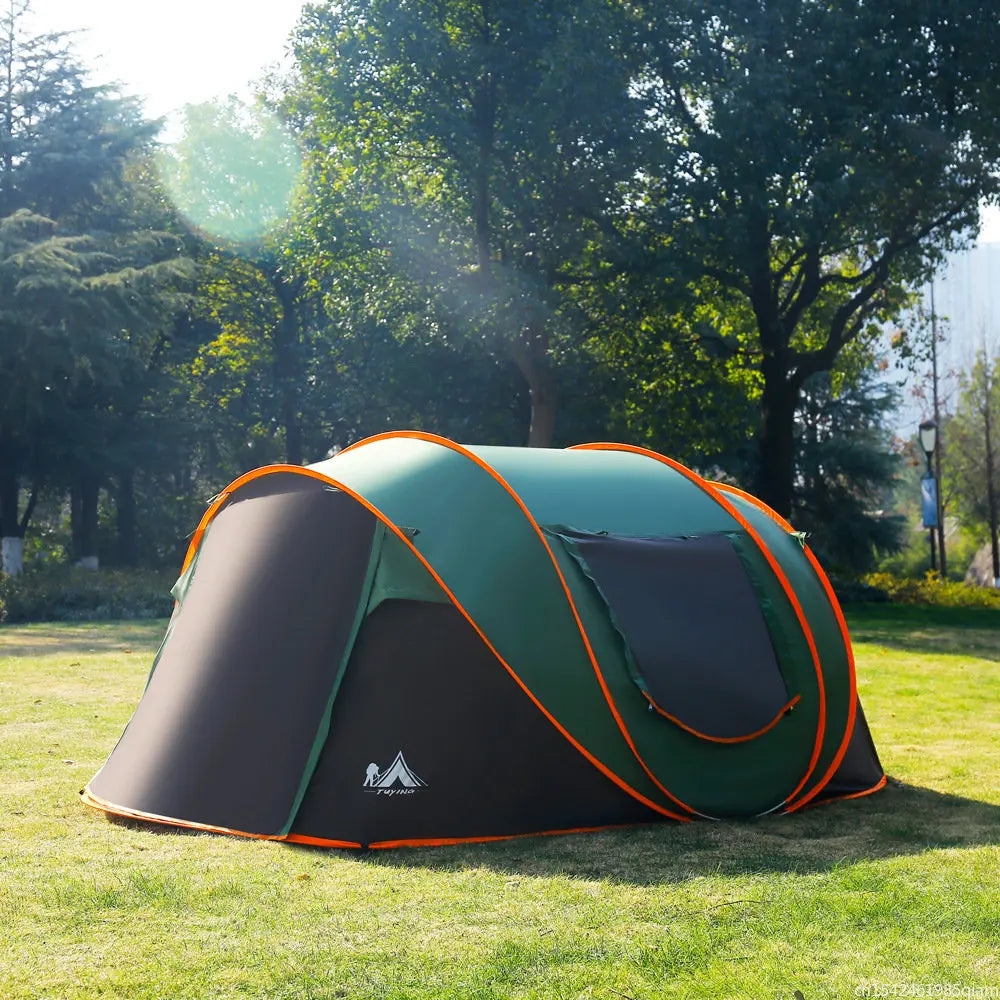 Outdoor Pop up Tent Full-Automatic Instant Unfold Rain-Proof Tent Family Ultralight Portable Dampproof Camping Tents for Tourism