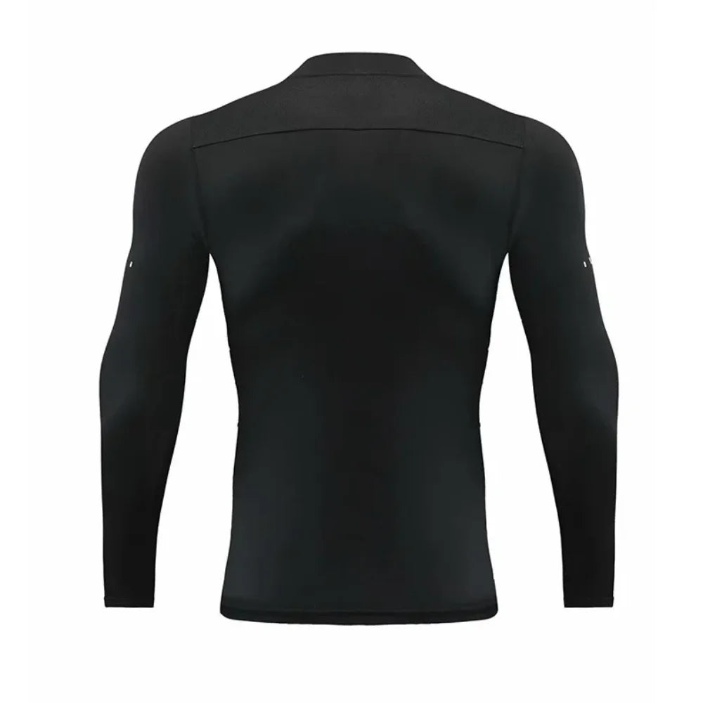 Workout T-shirt Men Compression Long Sleeve T-shirt Gym Training Tops Muscle Tees