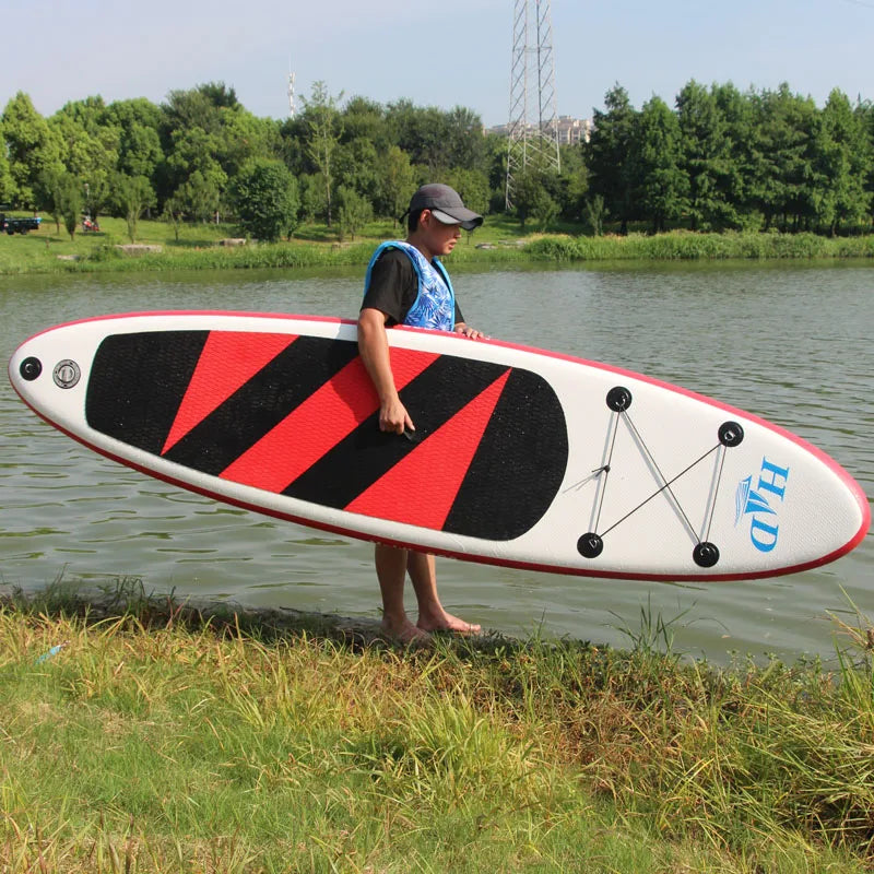 320x76x15cm stand up paddle board cheap economic SUP board EVA carepet inflatable boat kayak dinghy raft water sport surfboard