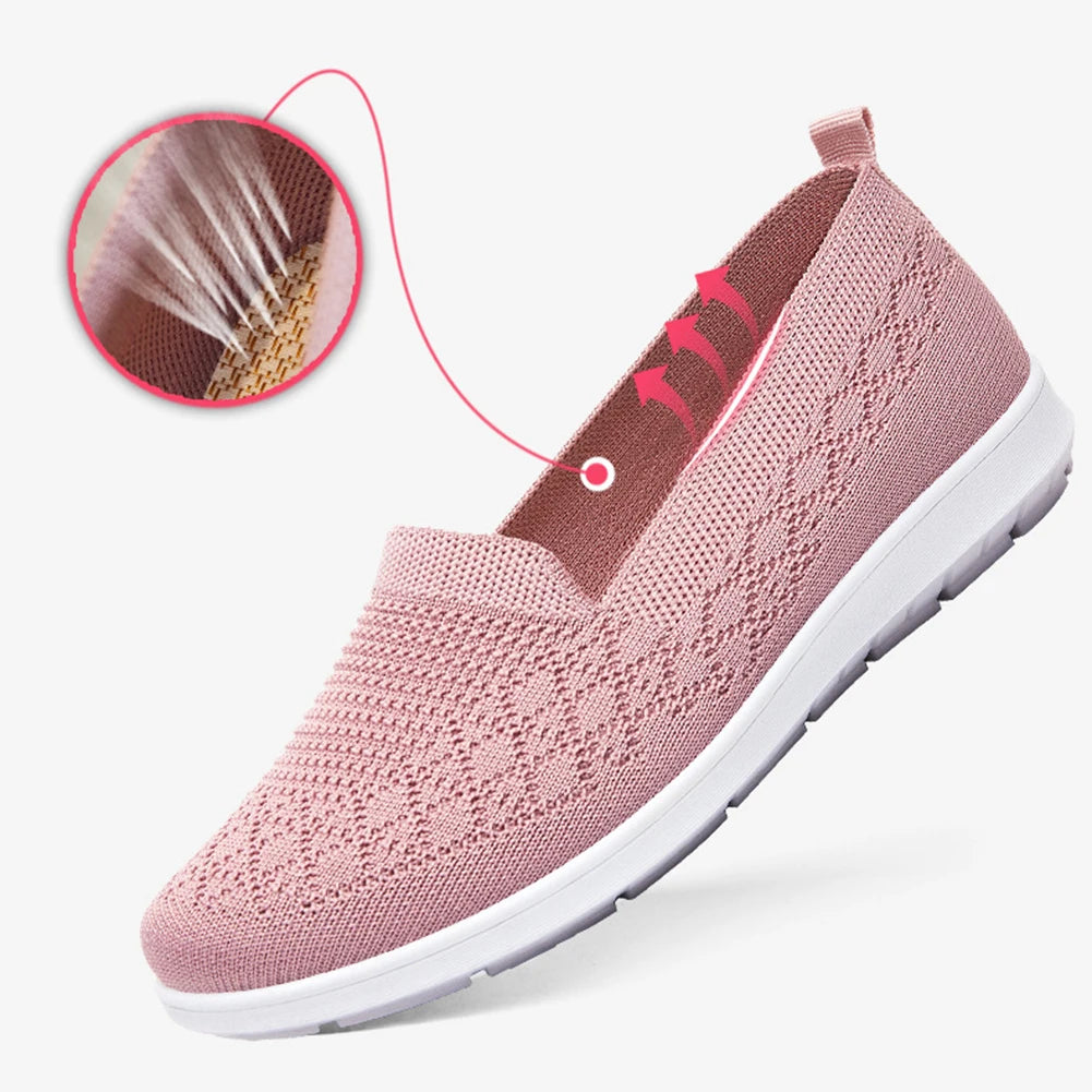 Sneakers Shoes Women Running Summer Breathable Walking Woven Shoe Anti-slip Handmade Weave Lightweight Female Flats Casual Shoe