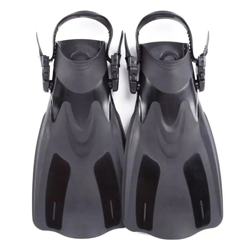 Swim Fins Portable Snorkeling Fins Scuba Diving Flippers Non Slip Diving Fin Full Foot Swim Flipper  open-footed snorkel fins