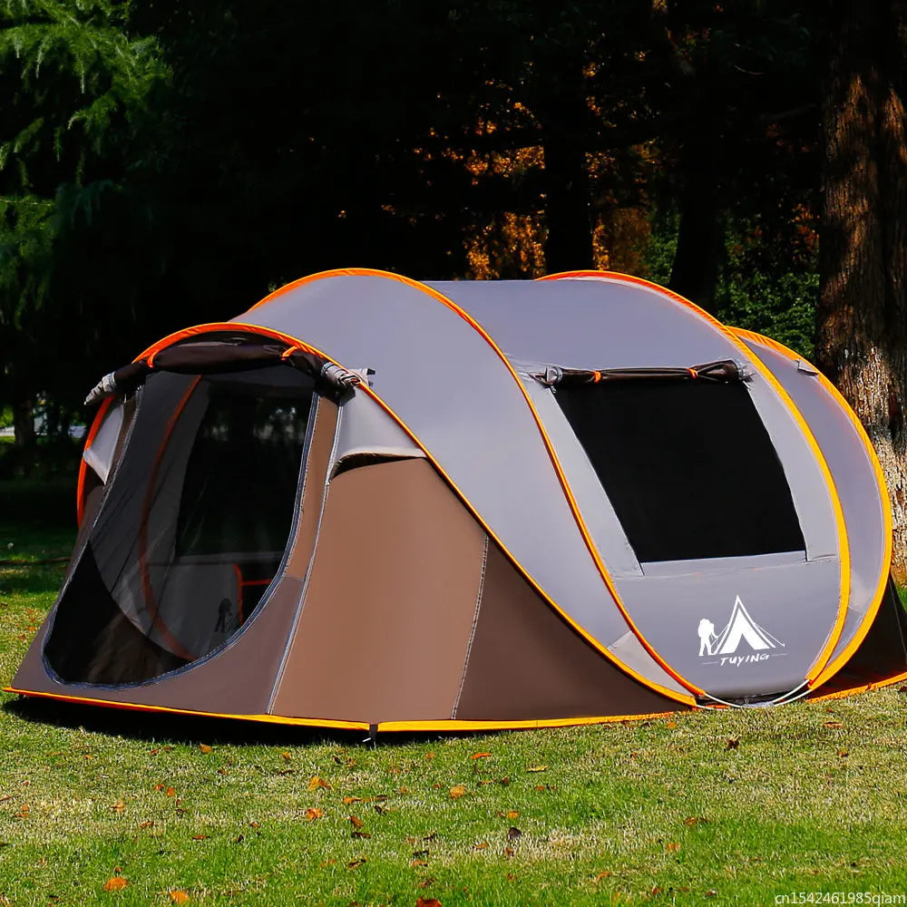 Outdoor Pop up Tent Full-Automatic Instant Unfold Rain-Proof Tent Family Ultralight Portable Dampproof Camping Tents for Tourism