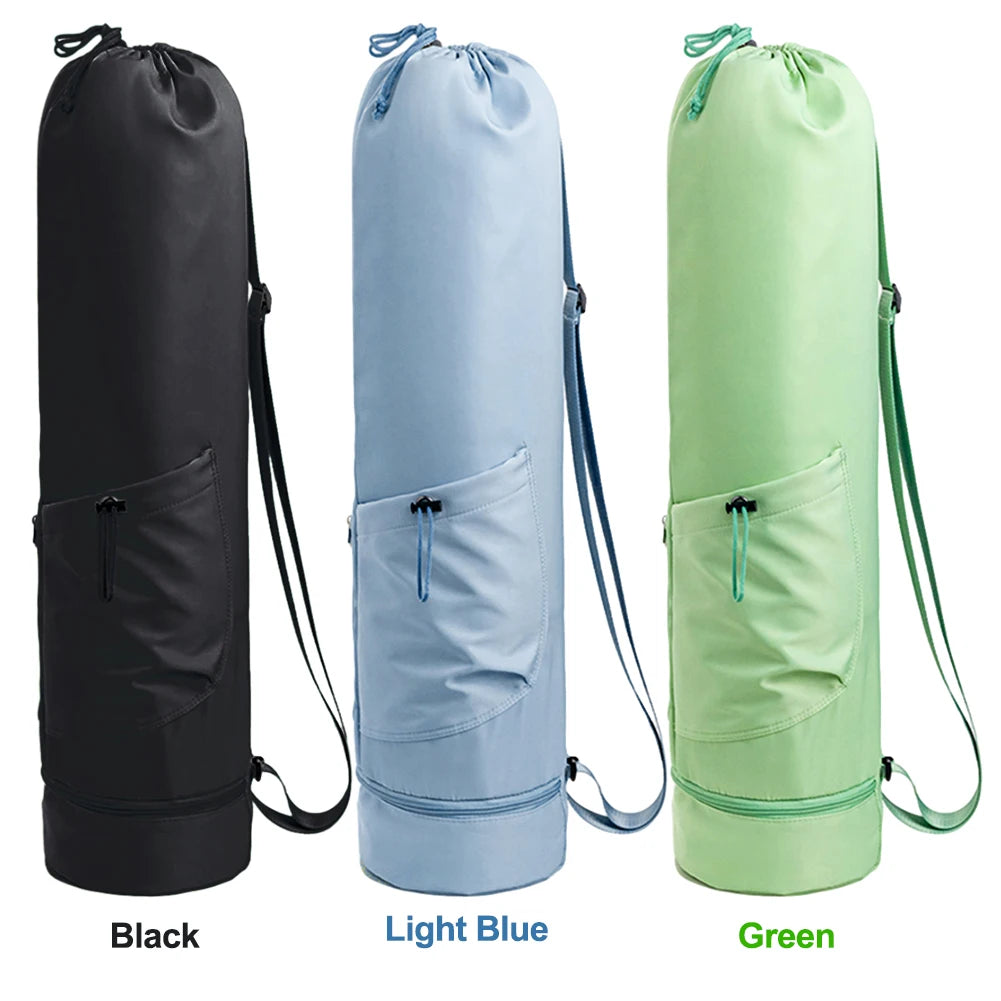 Gym Yoga Bag Yoga Mat Bag with Bottle Pocket Travel Yoga Backpack Yoga Mat Carrier Bag for Pilates Yoga Mats & Yoga Accessories