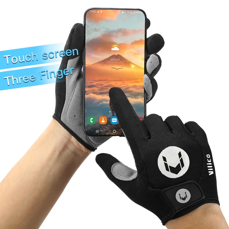 Sports Cycling Gloves Breathable Non-slip MTB Road Bike Gloves Touch Screen Men Women Outdoor Running Bicycle Gloves