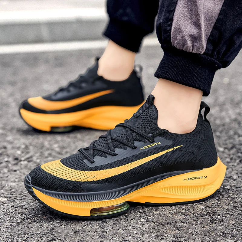 Mens Running Shoes Outdoor Cushion Athletic Sports Shoes Tenis Male Trainer Professional Light Wear Resistant Casual Sneakers