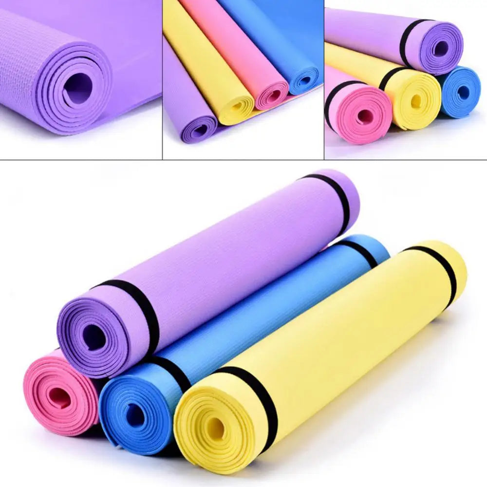 Yoga Mats Moisture Absorbing Non Slip Fitness Pilates Yoga Mat Outdoor Sports Camping Pad Yoga Equipment