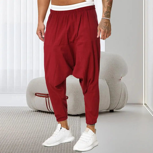 Men Pants Chic Quick Dry Men Trousers Colorfast Cross Pants Thin Quick Dry Men Trousers Men Garment