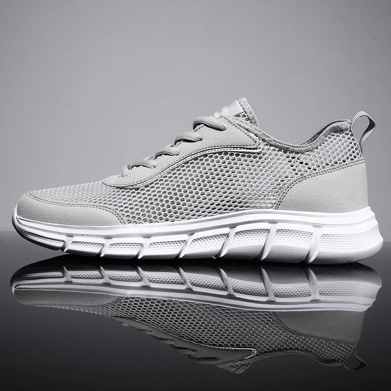 Summer Mesh Shoes Men Sneakers Breathable Light Men's Casual Shoes Lace-Up Walking Footwear Tenis Masculino Zapatillas Hombre