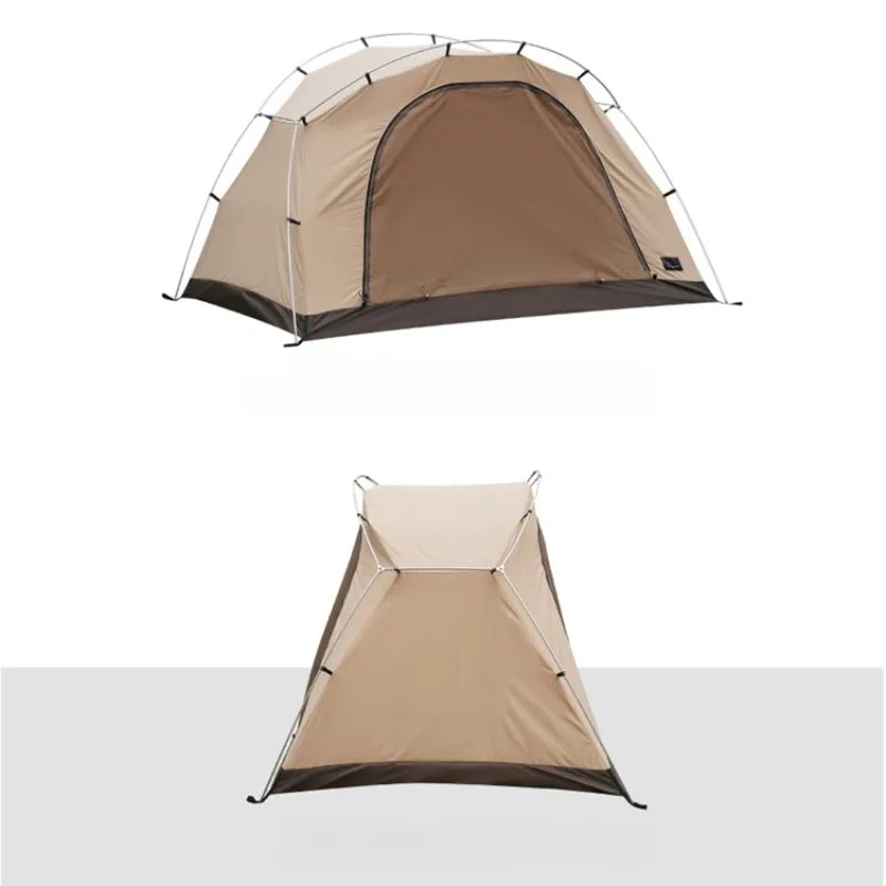 Folding Tent Camping Awning Travel Outdoor 2 Persons TC Cotton Military Bed Tent Accessories Gazebo Glamping Lightweight Tools