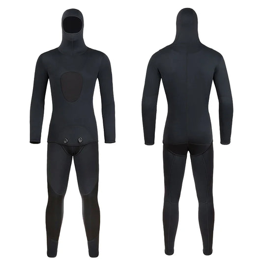 Full-body Men 3mm Neoprene Wetsuit Surfing Swimming Diving Suit for Cold Water Scuba Snorkeling Spearfishing Clothes