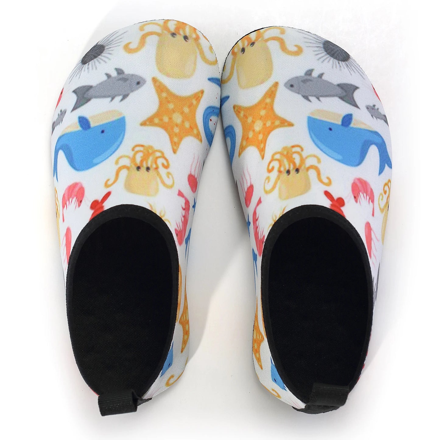 Summer Children's Colorful Printed Thin Sole Swimming Shoes Outdoor Beach Creek Tracing Sneakers