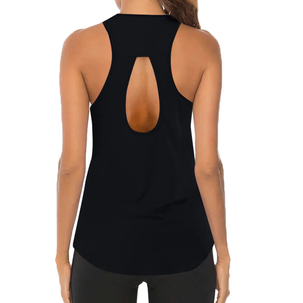 2024 Women Yoga Tops  Tank Tops Loose Thin Sports Vest Breathable Sleeveless T-shirt Gym Fitness Running Shirts Girls