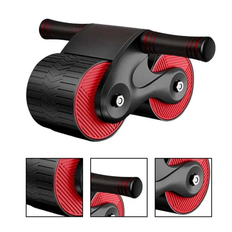 Automatic Rebound Abdominal Wheel Exerciser Training Belly Arm Muscles Bodybuilding Slimming Home Gym Abs Fitness Equipment