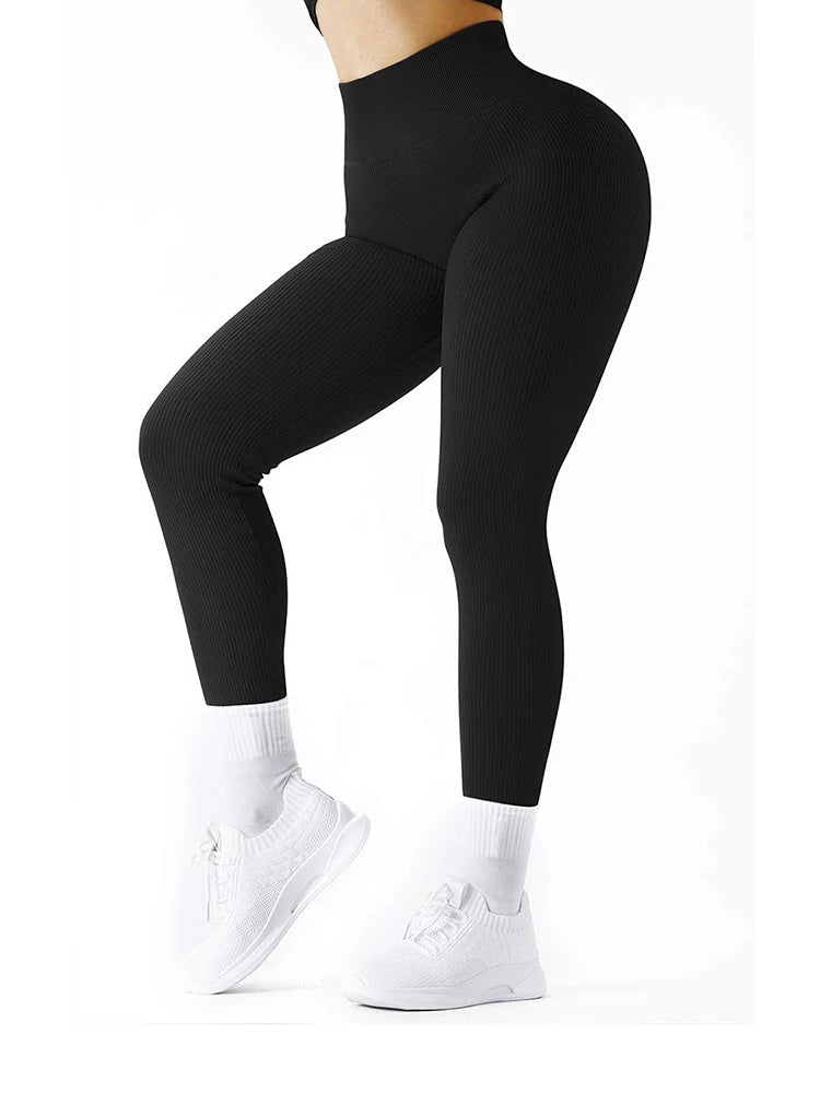 CHRLEISURE  Bubble Butt Leggings For Fitness Women Leggins Push Up Legging Sport Femme High Waist