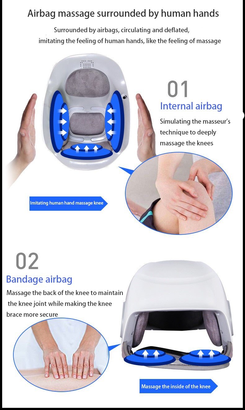 Lifetime Warranty Laser heated air massage knee physiotherapy instrument knee massage rehabilitation pain relief Leg massage