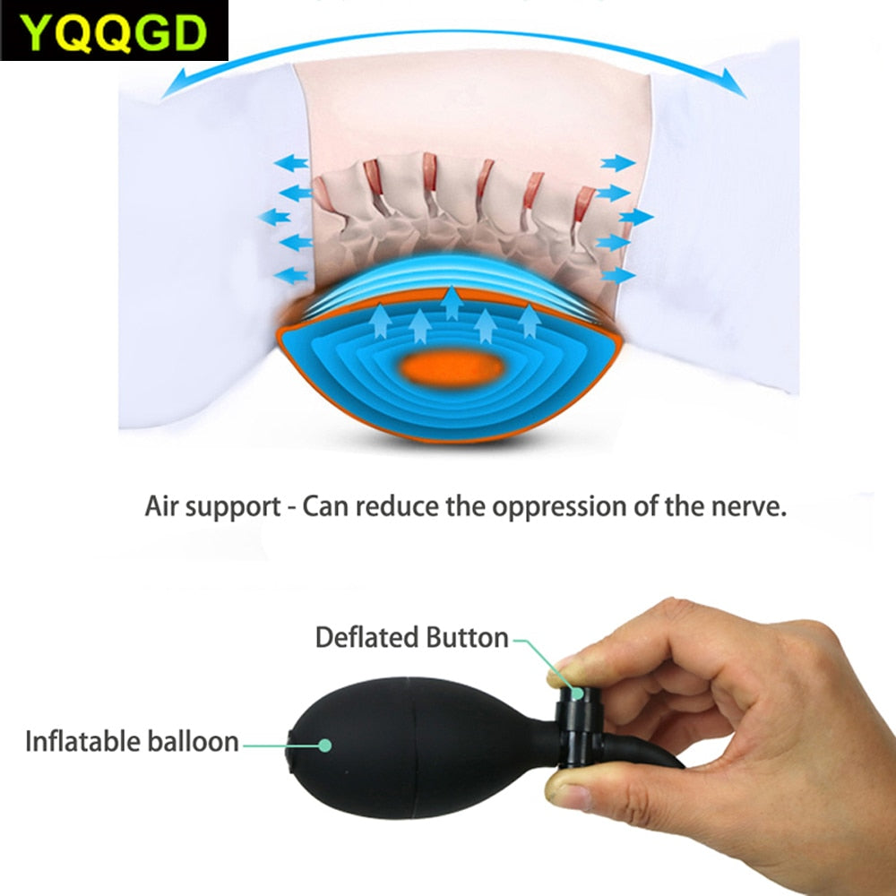 Multifunctional Portable Air Inflatable Pillow for Lower Back Pain,Orthopedic Lumbar Support Cushion