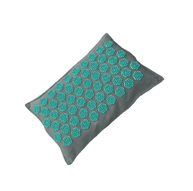 Getinfit Acupressure Mat Head Neck Back Foot Massage Cushion Pillow Yoga Mat Nature Linen Coconut palm Massage Yoga mat