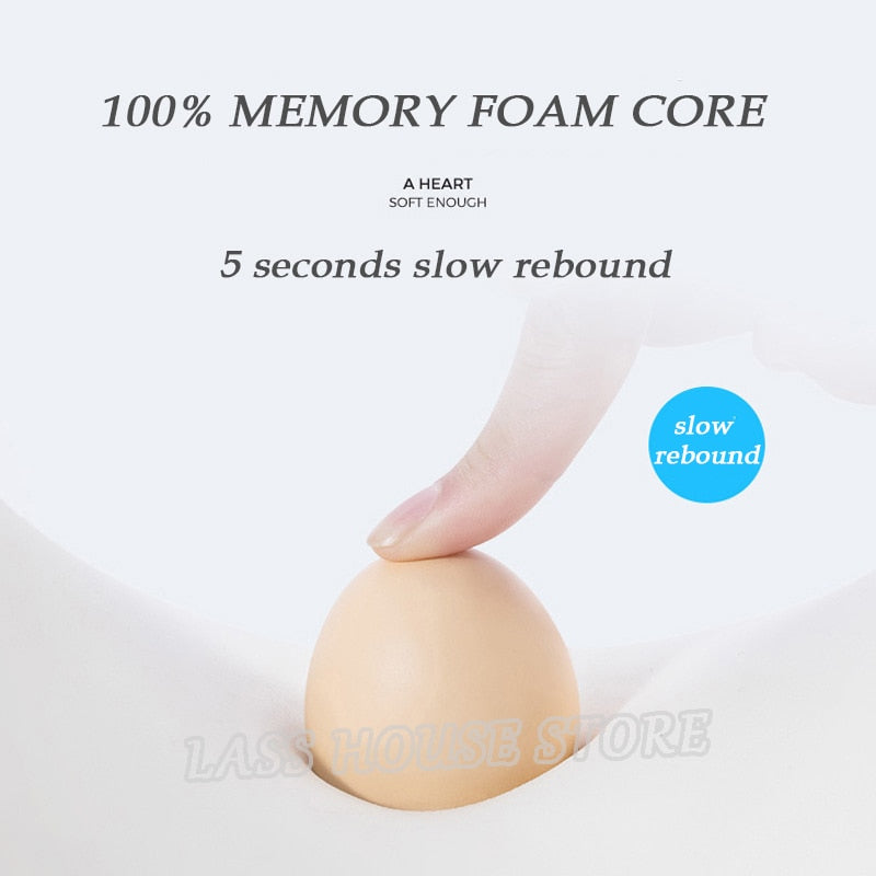 Orthopedics Hemorrhoids Seat Cushion Memory Foam Car Rebound Cushion Office Chair Lumbar Support Pain Relief Breathable Pillow