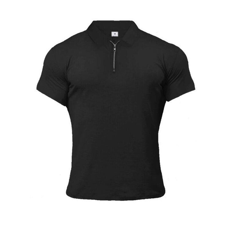 New Arrival Cotton Men Polo Shirt Tops Fashion Brand Short Sleeve Gym Bodybuilding Fitness Polo Shirt Homme Camisa