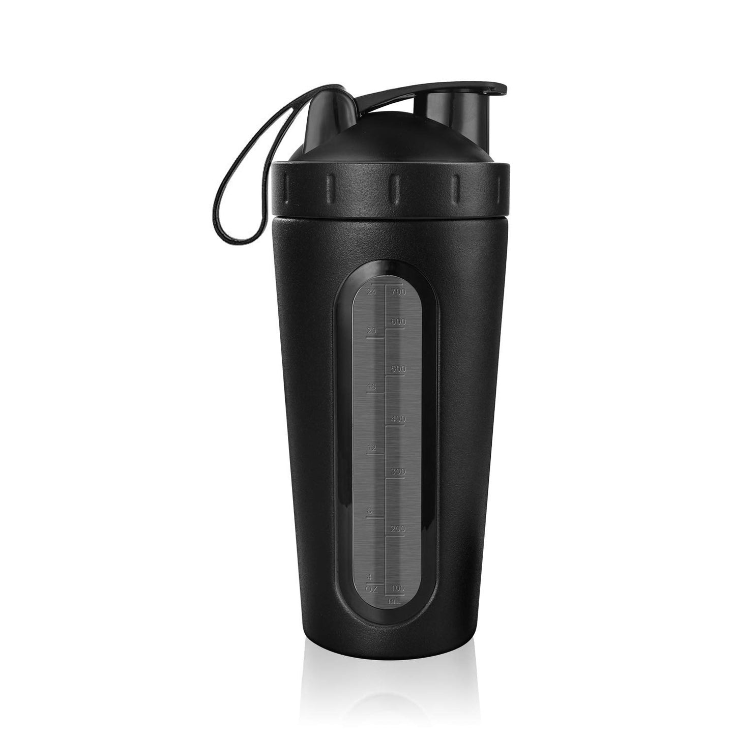 Logo custom Stainless Steel Protein Shaker Bottle, Stainless Steel Sports Water Bottle Shaker Cup, Leak Proof 700ml/28OZ