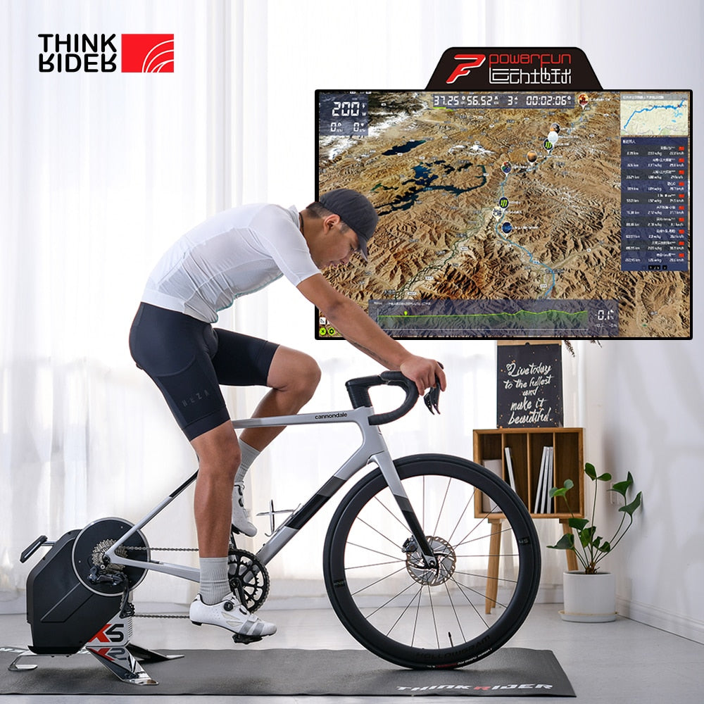 Thinkrider X5 Neo Smart Bike Trainer  Home direct drive MTB Road Bicycle Built-in Power Meter Ergometer ZWIFT