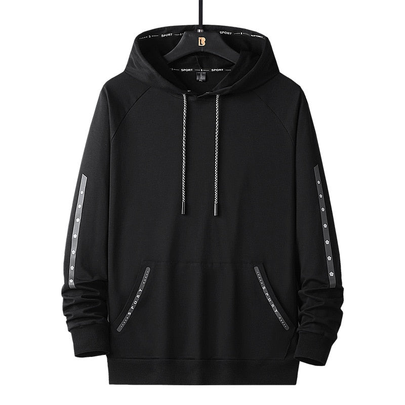 Big Size 9xl 150kg Men Hoodies Sweatshirt Casual Hooded Pullover Mens Hip Hop Streetwear Sweatshirt Oversized Hoodie Tracksuit