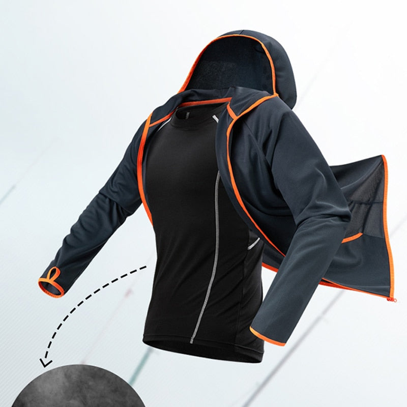 Ice silk Water Repellent Fishing Men Clothes Tech Hydrophobic Clothing Brand Listing kleding Outdoor Camping Hooded Jackets