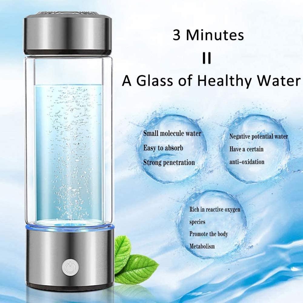 YenvQee3 Minutes Mode High Concentration Hydrogen Water Generator,Water Filter Bottle,Water Ionizer Maker,Dead Live Water Device