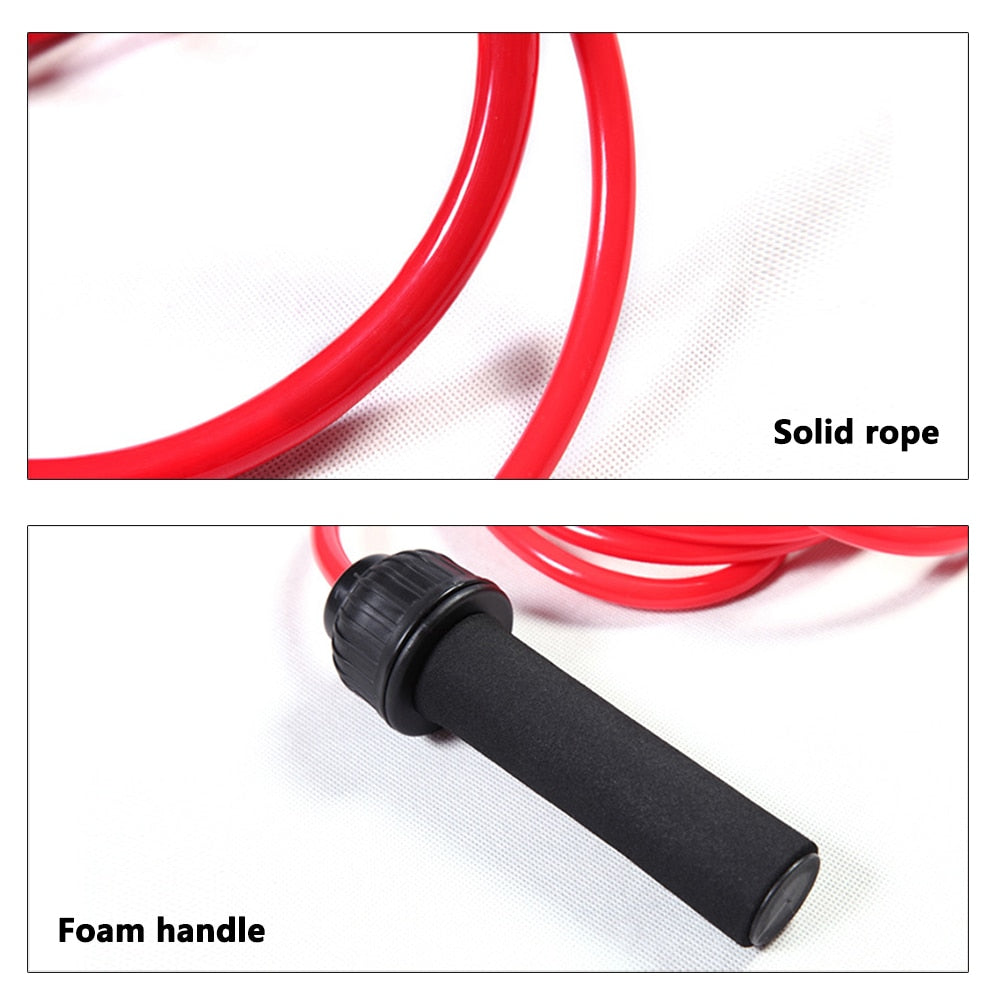 Fitness Equipment Explosive weight-bearing bold and heavy sport jump rope Fitness exercise adjustable skipping