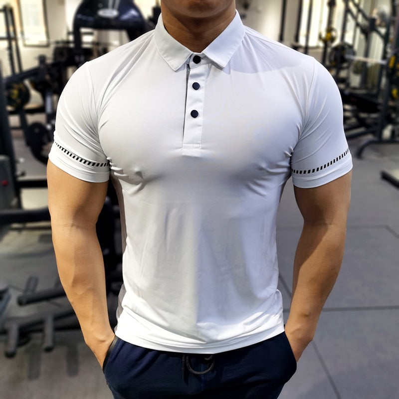 Men Running T-shirt Gym Sport Tracksuit Male Jogging Sweatshirt Homme Athletic Shirt Workout Fitness Clothing Short Sleeve Tops