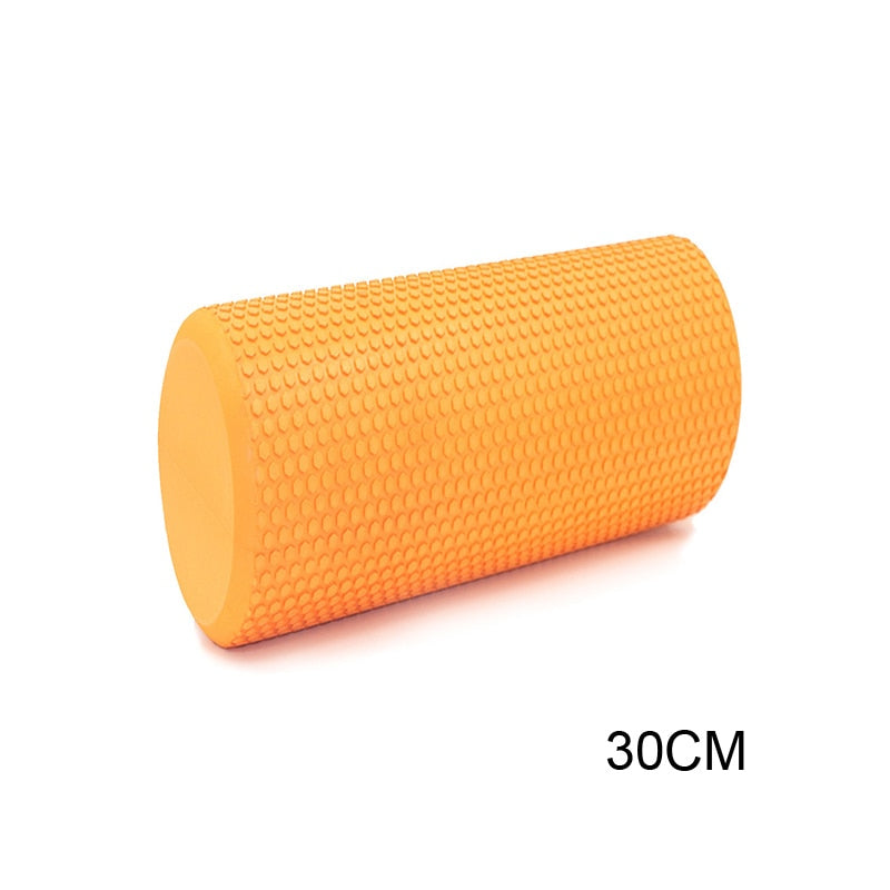 30/45cm Yoga Foam Roller Block Pilate Foam Roller EVA Muscle Roller Self Massage Tool for Gym Pilates Yoga Fitness Gym Equipment