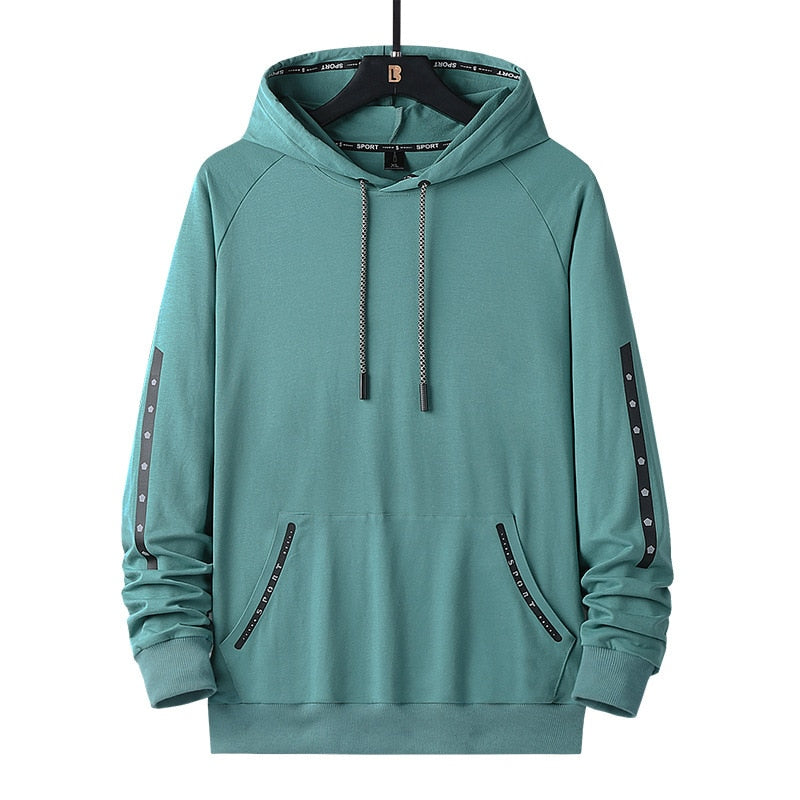 Big Size 9xl 150kg Men Hoodies Sweatshirt Casual Hooded Pullover Mens Hip Hop Streetwear Sweatshirt Oversized Hoodie Tracksuit