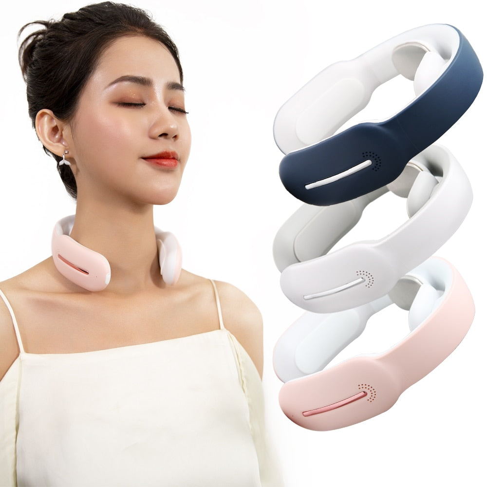 Smart Electric Neck and Shoulder Massager Pain Relief Tool Health Care Relaxation Cervical Vertebra Physiotherapy Massager