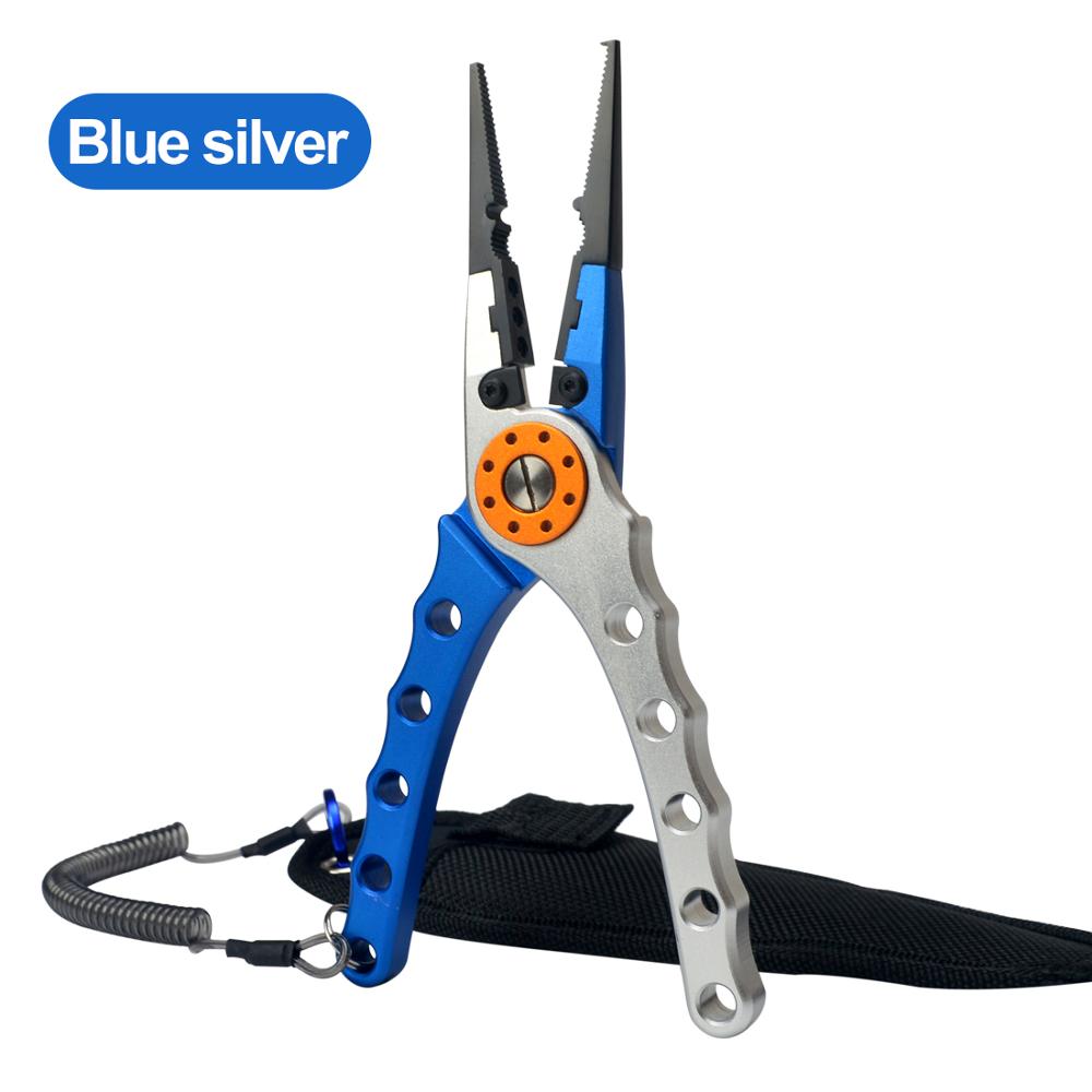 Fishing Pliers Fishing Tools Line Cutter Multifunctional Knot Aluminum Alloy Scissors Hook Remover 150g 20CM  Fishing Equipment