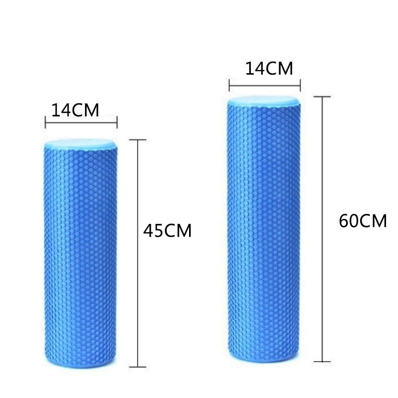 EVA Yoga Foam Roller High density muscle massage roller Pilates Exercises Fitness Gym massage column toolEquipment Brick 45/60cm