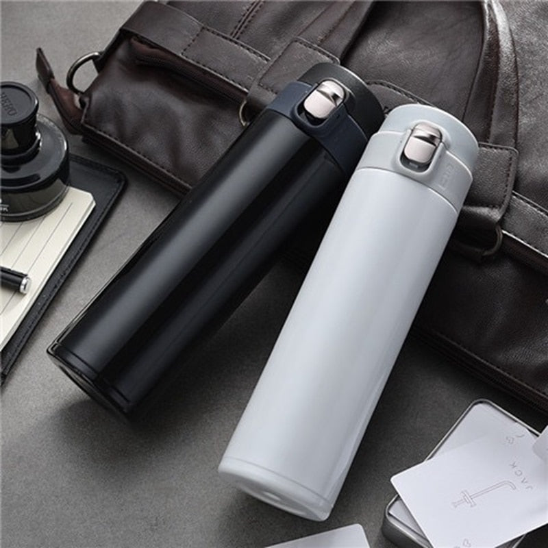 High Quality Portable Thermos Bottle Girl/Boy Stainless Steel Water Bottle Vacuum Flasks Insulated Cup High Capacity Student Tra