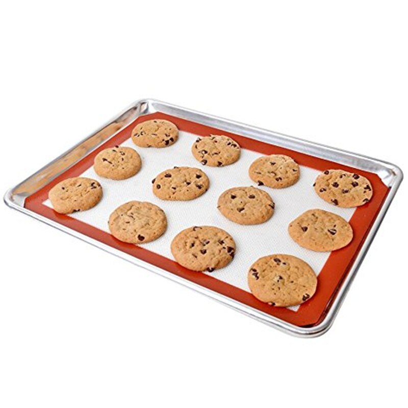 Goldbaking 3 Pieces Non Stick Silicone Cookie Sheets 3 Pieces Silicon Baking Mat