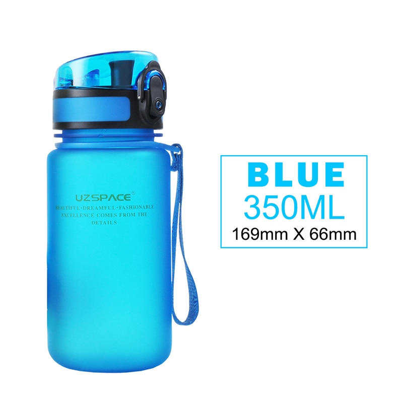 UZSPACE 350ML Kids Water bottle Tritan BPA Free Children Water Bottle Leakproof Eco-friendly No Smell Plastic Drinkware