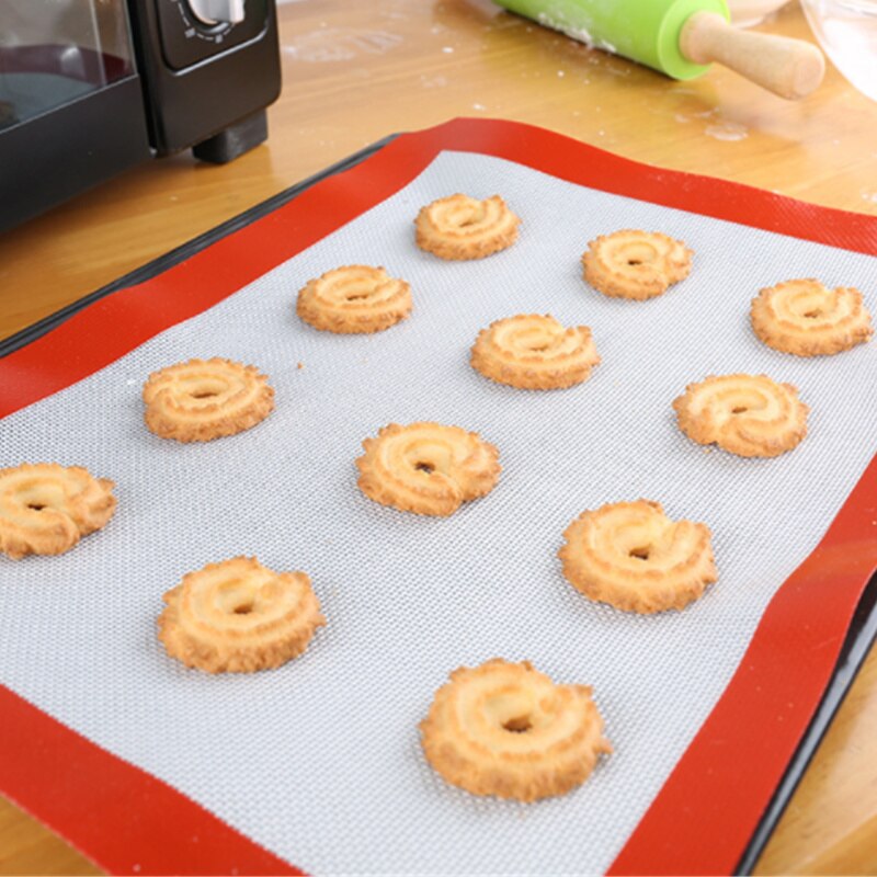 Goldbaking 3 Pieces Non Stick Silicone Cookie Sheets 3 Pieces Silicon Baking Mat