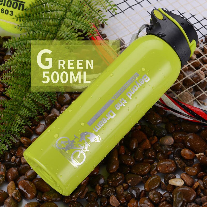 500ML Bike Water Bottle Mountain Bike Riding Bicycle Kettle Double Stainless Steel Thermos Cup Warm-keeping Jug Sports Outdoor