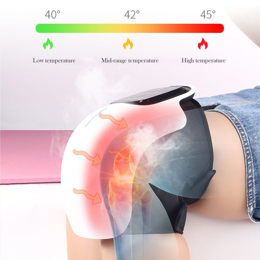 2020 Newest Laser Heated Knee Touch Screen Rehabilitation Relief Leg Massage Knee Joint Physiotherapy Massager for Elderly Gift