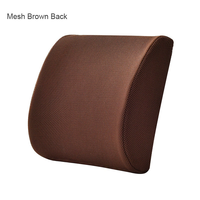 Orthopedics Hemorrhoids Seat Cushion Memory Foam Car Rebound Cushion Office Chair Lumbar Support Pain Relief Breathable Pillow