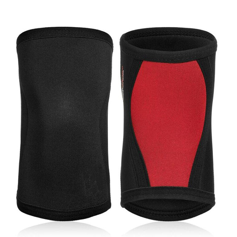 Women Men Teens 7mm Neoprene Sports Kneepads Compression Weightlifting Pressured Crossfit Training Knee Pads Support Custom Logo