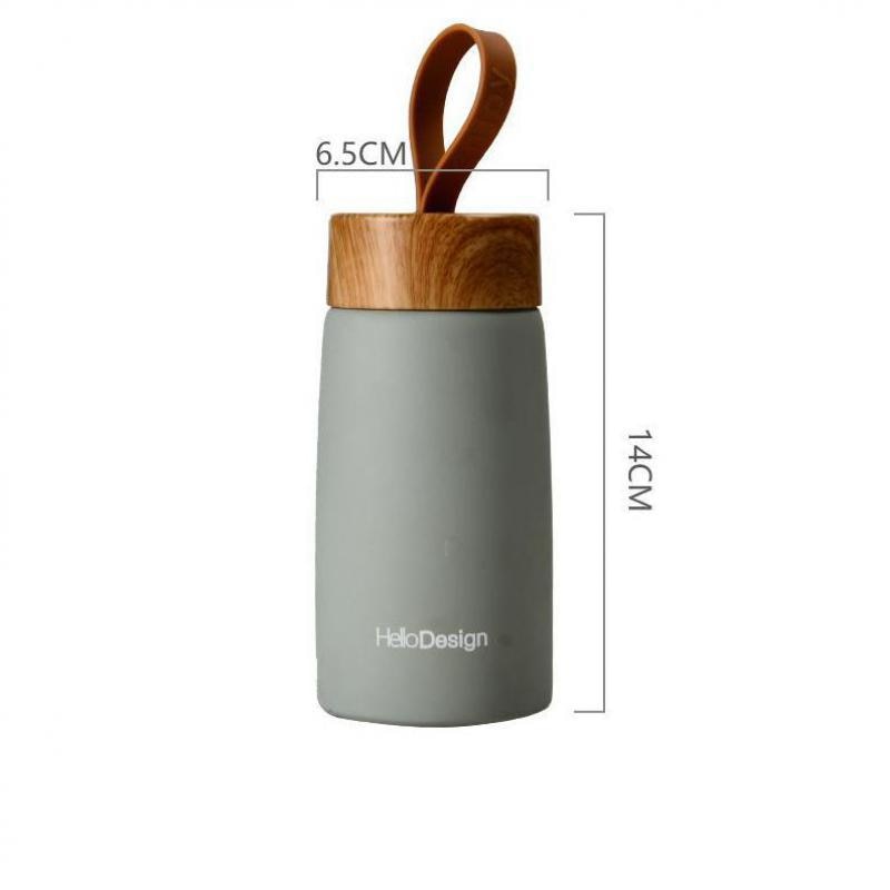 280ml Creative Fashion Insulation Coffee Cup Stainless Steel Thermos Bottle Cute Mini Water Bottle Portable Outdoor Travel Mug